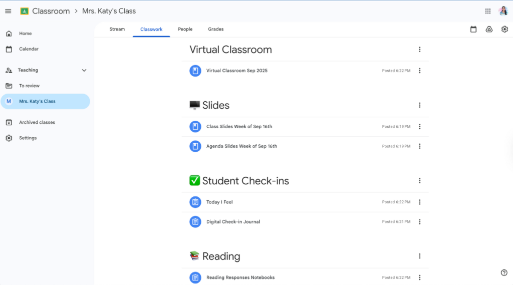 google classroom educational app